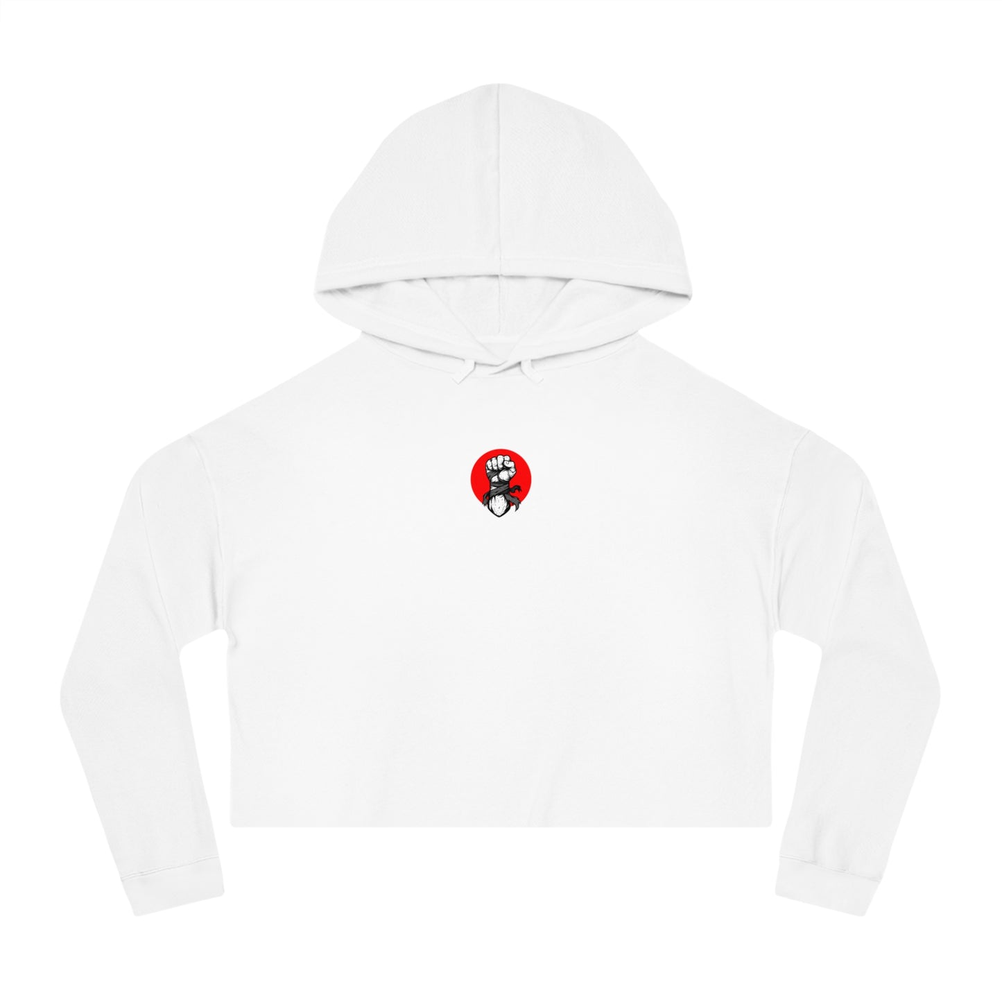 Fighter Survivor Still Here Cropped Hoodie – Women’s Mental Health Awareness Sweatshirt