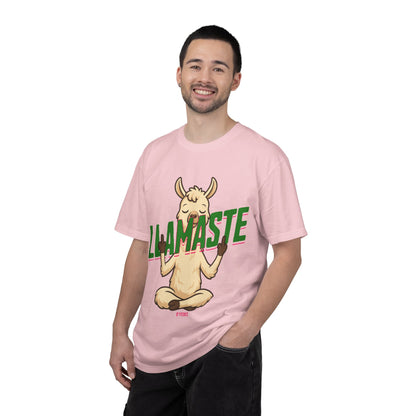 FPD - Llamaste B*itches Yoga Llama Funny Meditation Streetwear Unisex Heavyweight Cotton T-Shirt, Sarcastic Zen Animal Graphic Tee