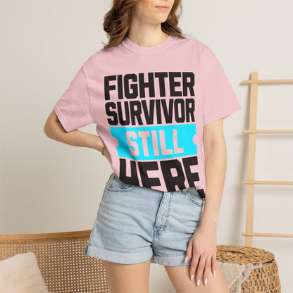 FPD - Fighter Survivor Still Here | Inspirational Mental Health Long Sleeve Shirt & Empowerment Apparel