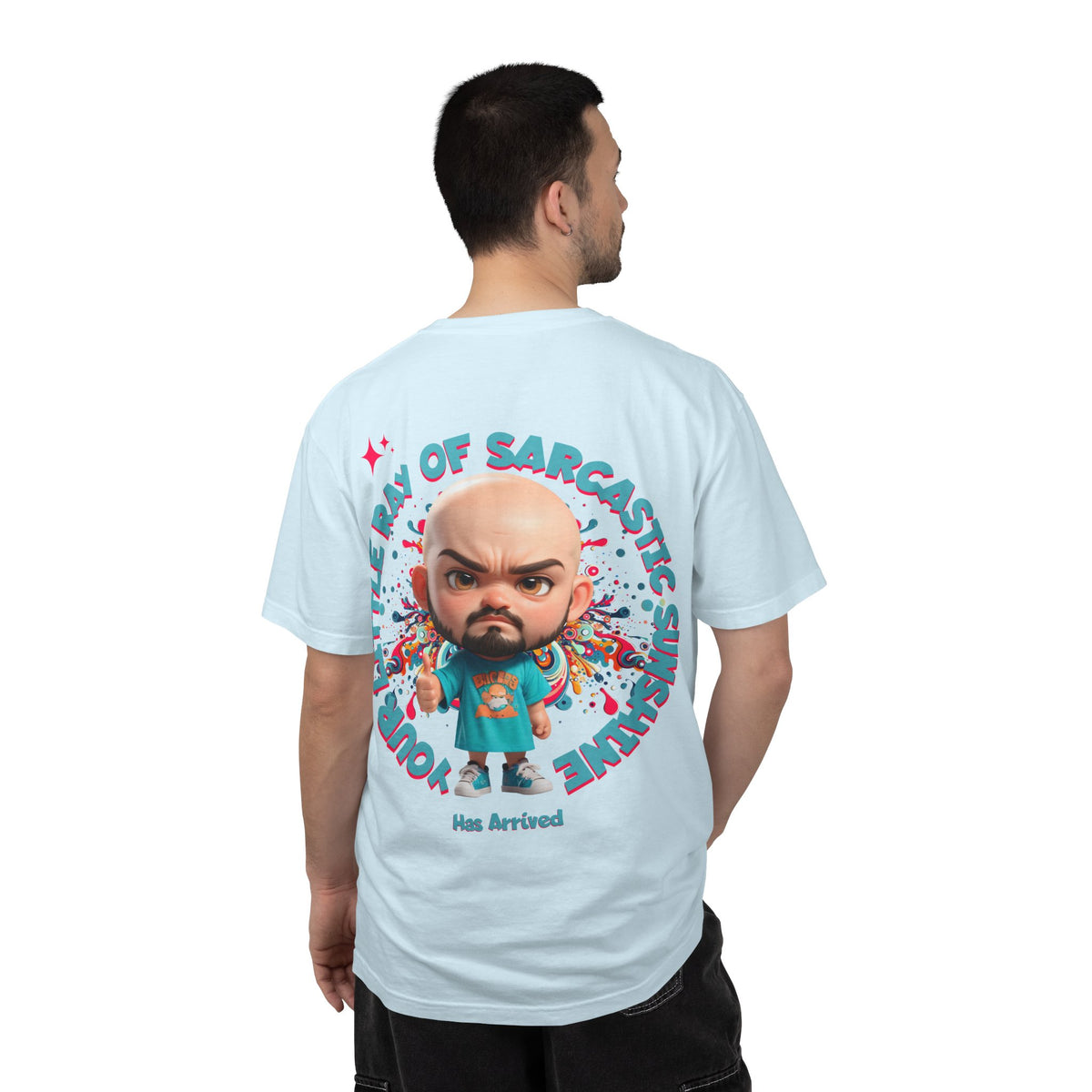 Corporate Damage™ - BPD - Funny Office Humor T-Shirt | Your Little Ray Of Sarcastic Sunshine Has Arrived Graphic Tee | Snarky Workplace Joke Shirt
