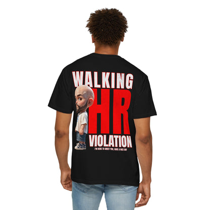 Corporate Damage™ - BPD - Funny Office Humor T-Shirt | Walking HR Violation Bold Red Typography Graphic Tee | Sarcastic Workplace Joke Shirt