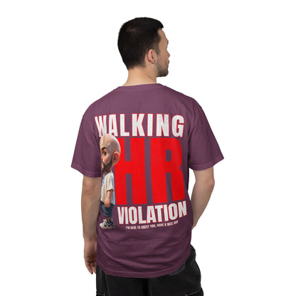 Corporate Damage™ - BPD - Funny Office Humor T-Shirt | Walking HR Violation Bold Red Typography Graphic Tee | Sarcastic Workplace Joke Shirt