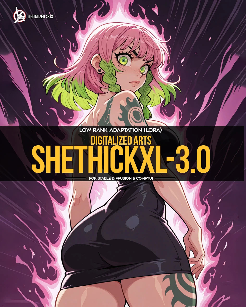 DigitalizedArtsBabesSheThick - Professional Curvy Anatomical & Silhouette LoRA Pack