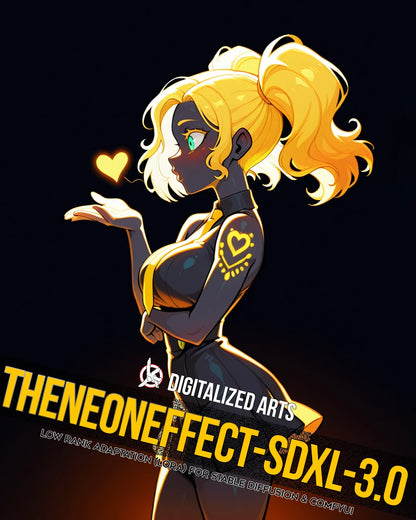 DigitalizedArtsTheNeonEffect - Cyberpunk Glow & Luminescent Lighting LoRA Pack