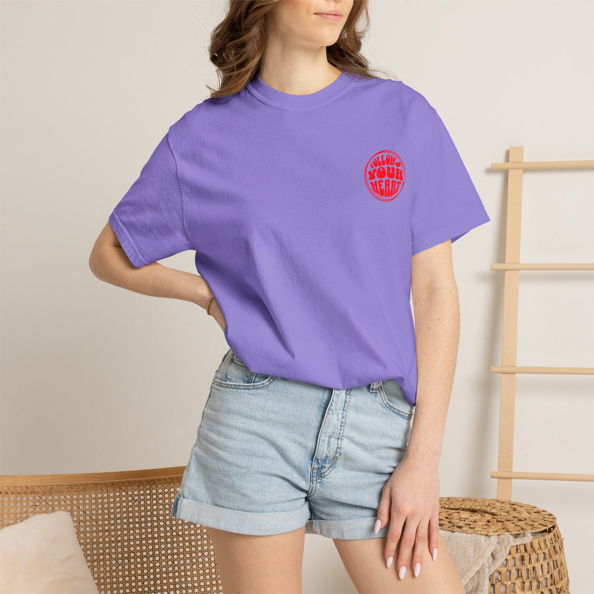 FPD - Follow Your Heart Retro Groove | Inspirational Mental Health & Self-Love Shirt