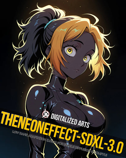 DigitalizedArtsTheNeonEffect - Cyberpunk Glow & Luminescent Lighting LoRA Pack