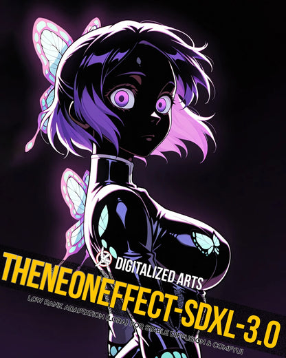 DigitalizedArtsTheNeonEffect - Cyberpunk Glow & Luminescent Lighting LoRA Pack