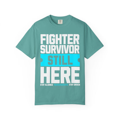 FPD - Fighter Survivor Still Here | Inspirational Mental Health Long Sleeve Shirt & Empowerment Apparel