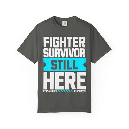 FPD - Fighter Survivor Still Here | Inspirational Mental Health Long Sleeve Shirt & Empowerment Apparel