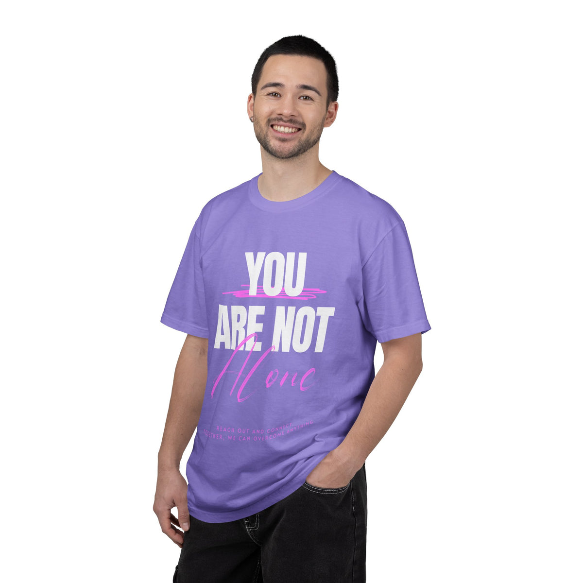 FPD - You Are Not Alone Mental Health Support Shirt | Inspirational Awareness Apparel & Overcomer Tee