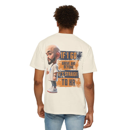 Corporate Damage™ - BPD - Funny Office Humor T-Shirt | If I Go Above And Beyond It's Straight To HR Graphic Tee | Sarcastic Workplace Joke Shirt