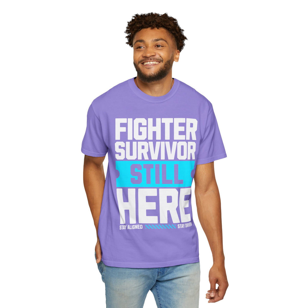FPD - Fighter Survivor Still Here | Inspirational Mental Health Long Sleeve Shirt & Empowerment Apparel