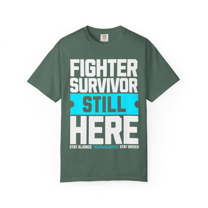 FPD - Fighter Survivor Still Here | Inspirational Mental Health Long Sleeve Shirt & Empowerment Apparel