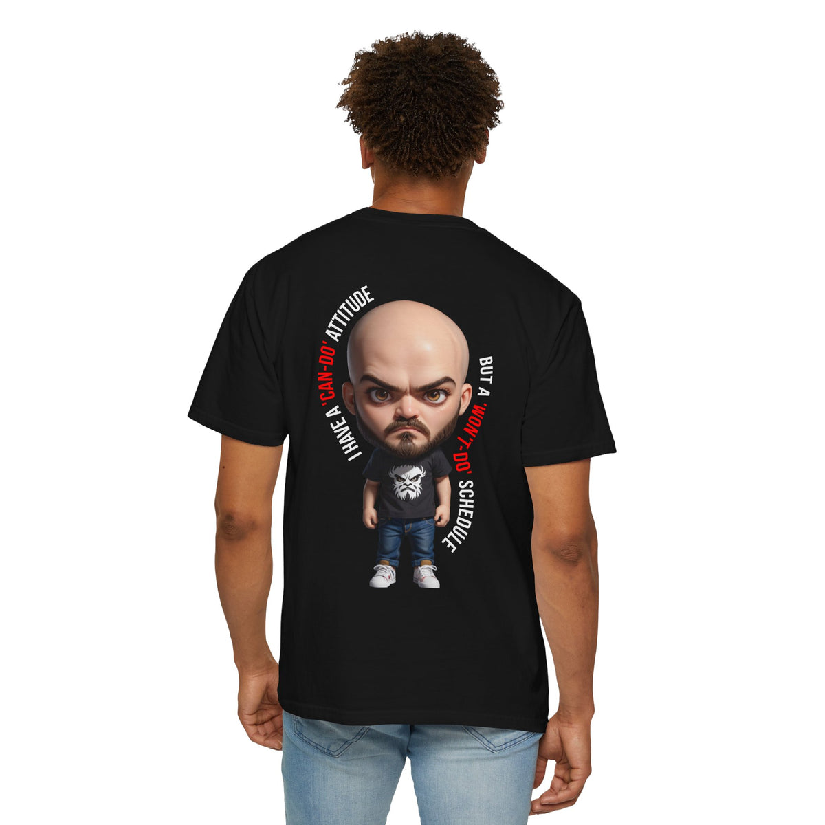 Corporate Damage™ - BPD - Funny Office Humor T-Shirt | Can-Do Attitude Won't-Do Schedule Graphic Tee | Sarcastic Workplace Procrastination Shirt