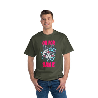 Oh For Fox Sake Oversized T-Shirt – Funny Graphic Tee Print | Streetwear Cotton Tee