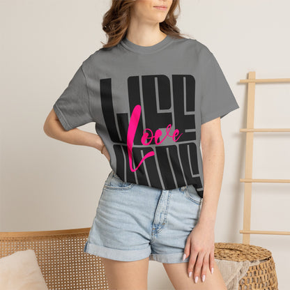 FPD - Life Love Hope Inspirational Quote Tee | Mental Health Support & Positive Affirmation Shirt