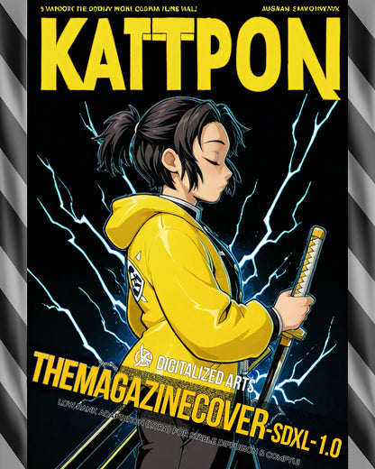 DigitalizedArts MagazineCover - Urban Anime & Streetwear Poster LoRA