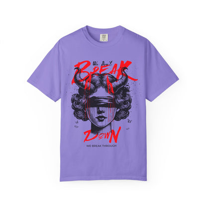 FPD - Break Down To Breakthrough Grunge Tee | Mental Health Resilience & Alternative Apparel
