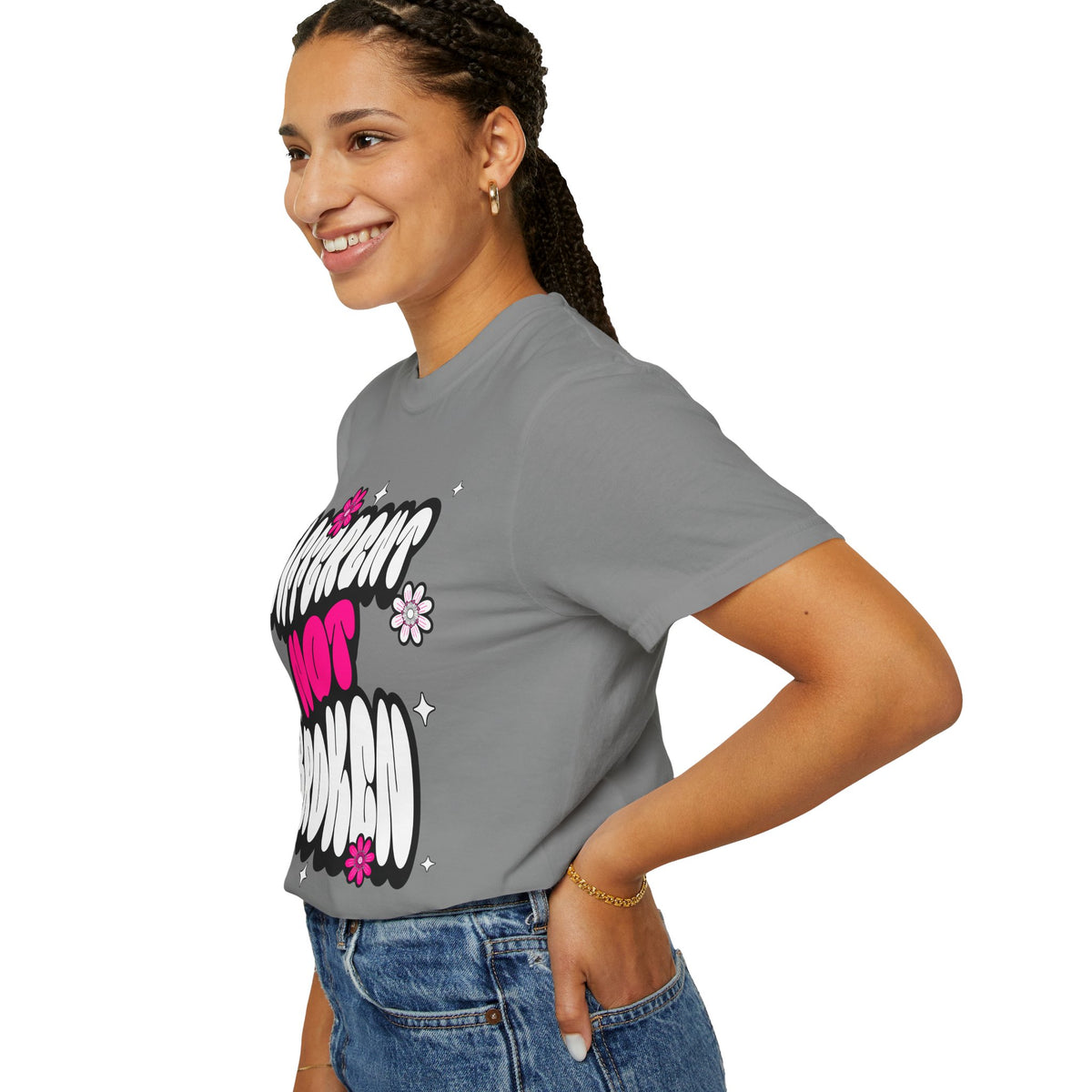 FPD - Different Not Broken Retro Groovy Shirt | Neurodiversity Acceptance & Mental Health Support Tee