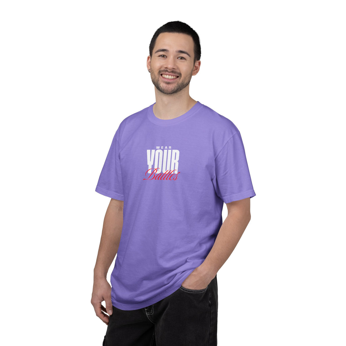 FPD - Wear Your Battles T-Shirt | Inspirational Motivational Typography Graphic Tee | Bold Statement Apparel