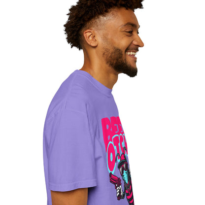 FPD - Bee-Otch Streetwear Graphic Tee – Funny Gangster Bee Unisex Heavyweight Cotton T-Shirt, Trendy Humorous Urban Apparel