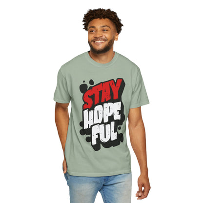 FPD - Stay Hopeful Bold Typography Tee | Inspirational Mental Health Support & Streetwear Shirt