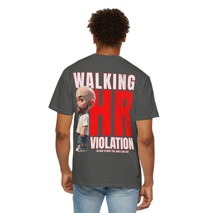 Corporate Damage™ - BPD - Funny Office Humor T-Shirt | Walking HR Violation Bold Red Typography Graphic Tee | Sarcastic Workplace Joke Shirt