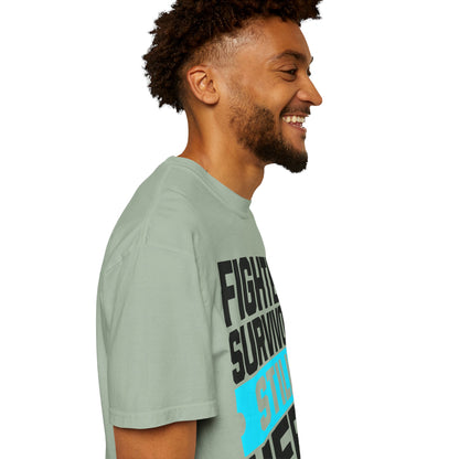 FPD - Fighter Survivor Still Here | Inspirational Mental Health Long Sleeve Shirt & Empowerment Apparel