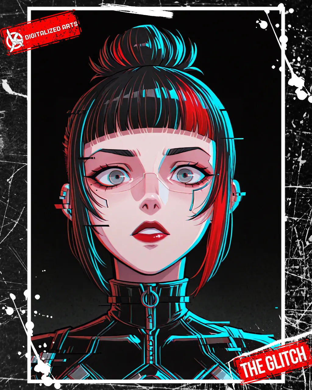 DATheGlitchXL-1.0 - Cyberpunk Glitch & 3D Chromatic Aberration SDXL & Illustrious XL LoRA Suite