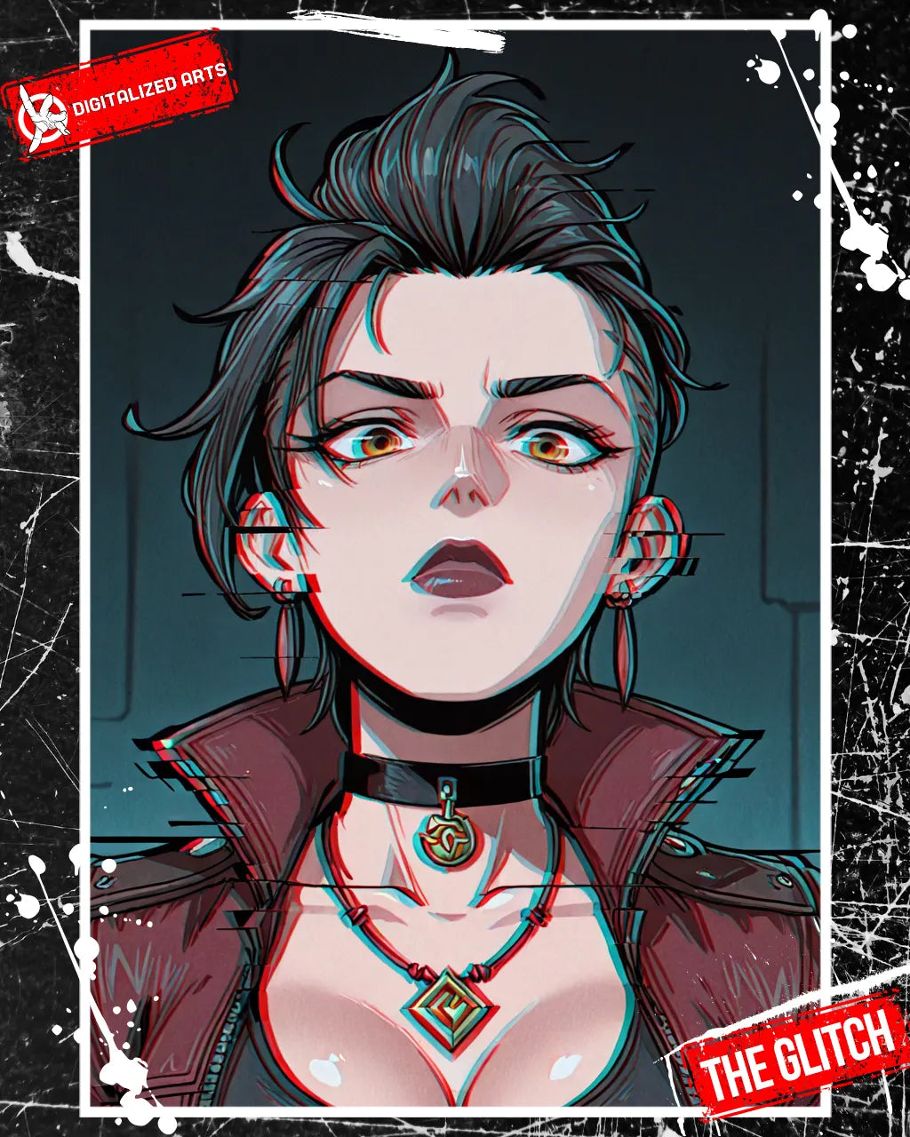 DATheGlitchXL-1.0 - Cyberpunk Glitch & 3D Chromatic Aberration SDXL & Illustrious XL LoRA Suite