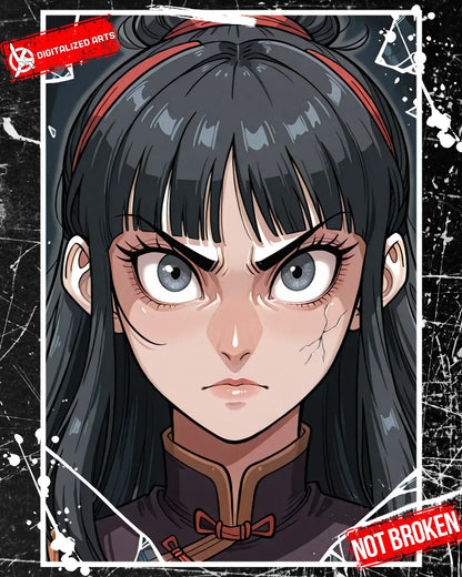 DANotBroken-1.0 - Shattered Glass Frame & Expressive Anime Portrait SDXL & Illustrious XL LoRA Suite