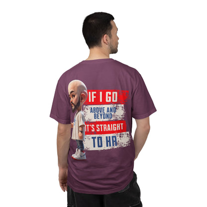 Corporate Damage™ - BPD - Funny Office Humor T-Shirt | If I Go Above And Beyond It's Straight To HR Graphic Tee | Sarcastic Workplace Joke Shirt