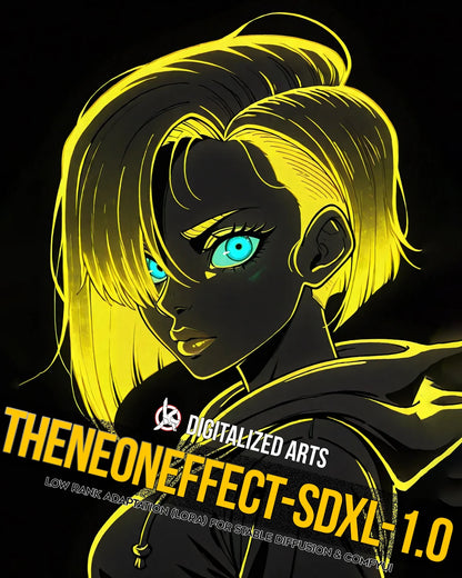 DigitalizedArtsTheNeonEffect - Cyberpunk Glow & Luminescent Lighting LoRA Pack