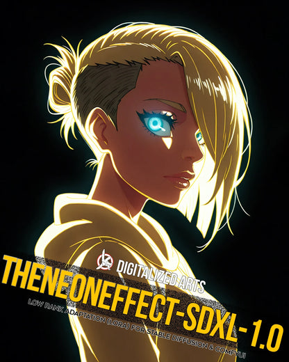 DigitalizedArtsTheNeonEffect - Cyberpunk Glow & Luminescent Lighting LoRA Pack