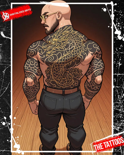 DATheTattooXL-1.0 - Full Back Japanese Irezumi & Stylized Anime Body Art SDXL & Illustrious XL LoRA Suite
