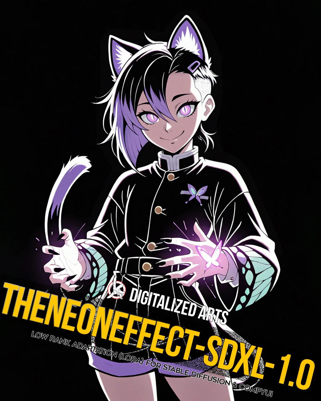 DigitalizedArtsTheNeonEffect - Cyberpunk Glow & Luminescent Lighting LoRA Pack