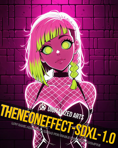 DigitalizedArtsTheNeonEffect - Cyberpunk Glow & Luminescent Lighting LoRA Pack