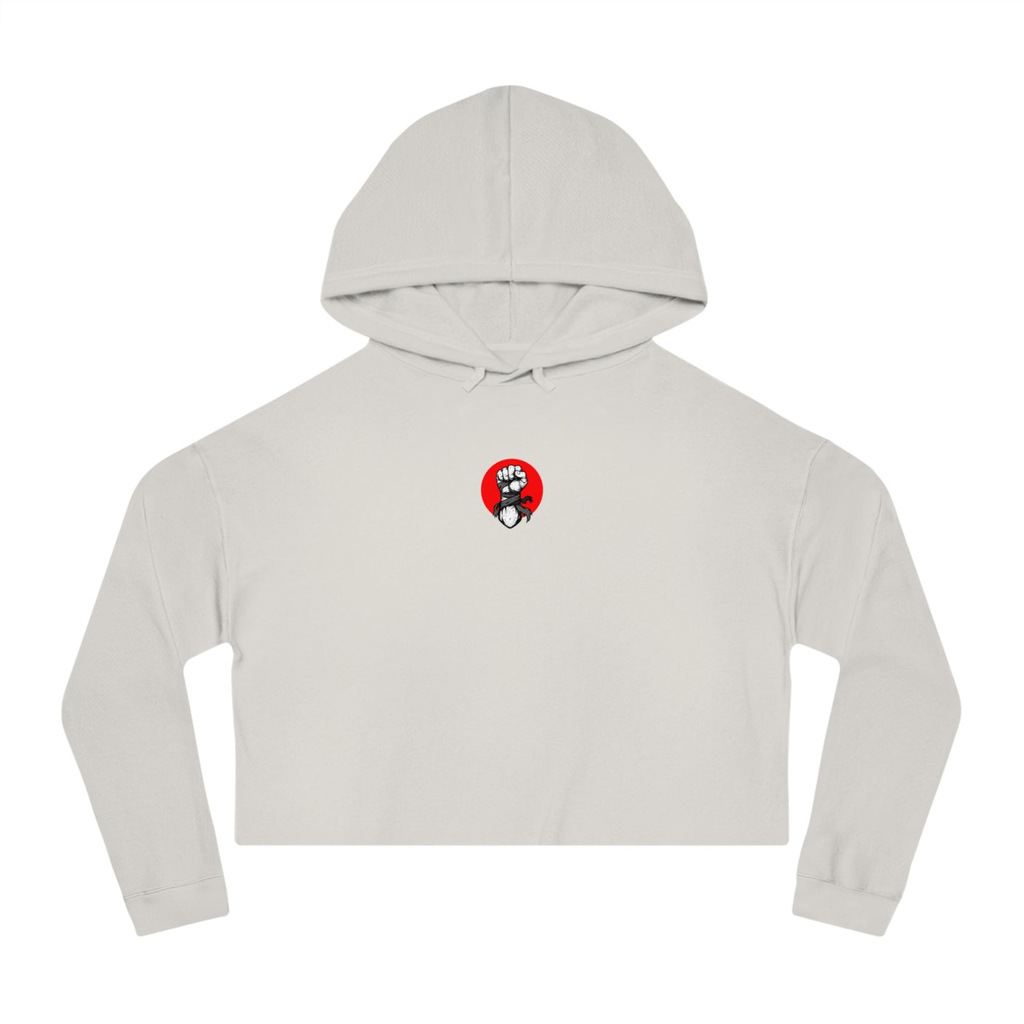 Fighter Survivor Still Here Cropped Hoodie – Women’s Mental Health Awareness Sweatshirt