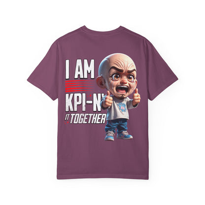 Corporate Damage™ - BPD - Funny Office Humor T-Shirt | I Am KPI-N' It Together Graphic Tee | Sarcastic Corporate Performance Metric Shirt