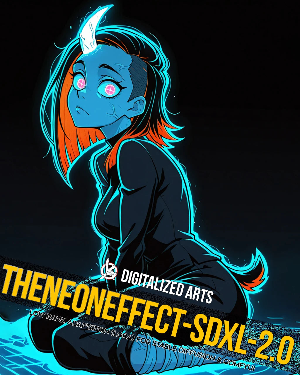 DigitalizedArtsTheNeonEffect - Cyberpunk Glow & Luminescent Lighting LoRA Pack