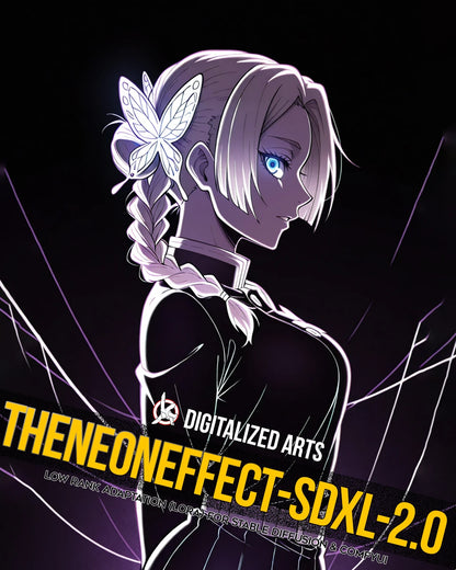 DigitalizedArtsTheNeonEffect - Cyberpunk Glow & Luminescent Lighting LoRA Pack