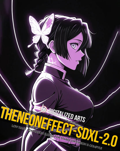 DigitalizedArtsTheNeonEffect - Cyberpunk Glow & Luminescent Lighting LoRA Pack