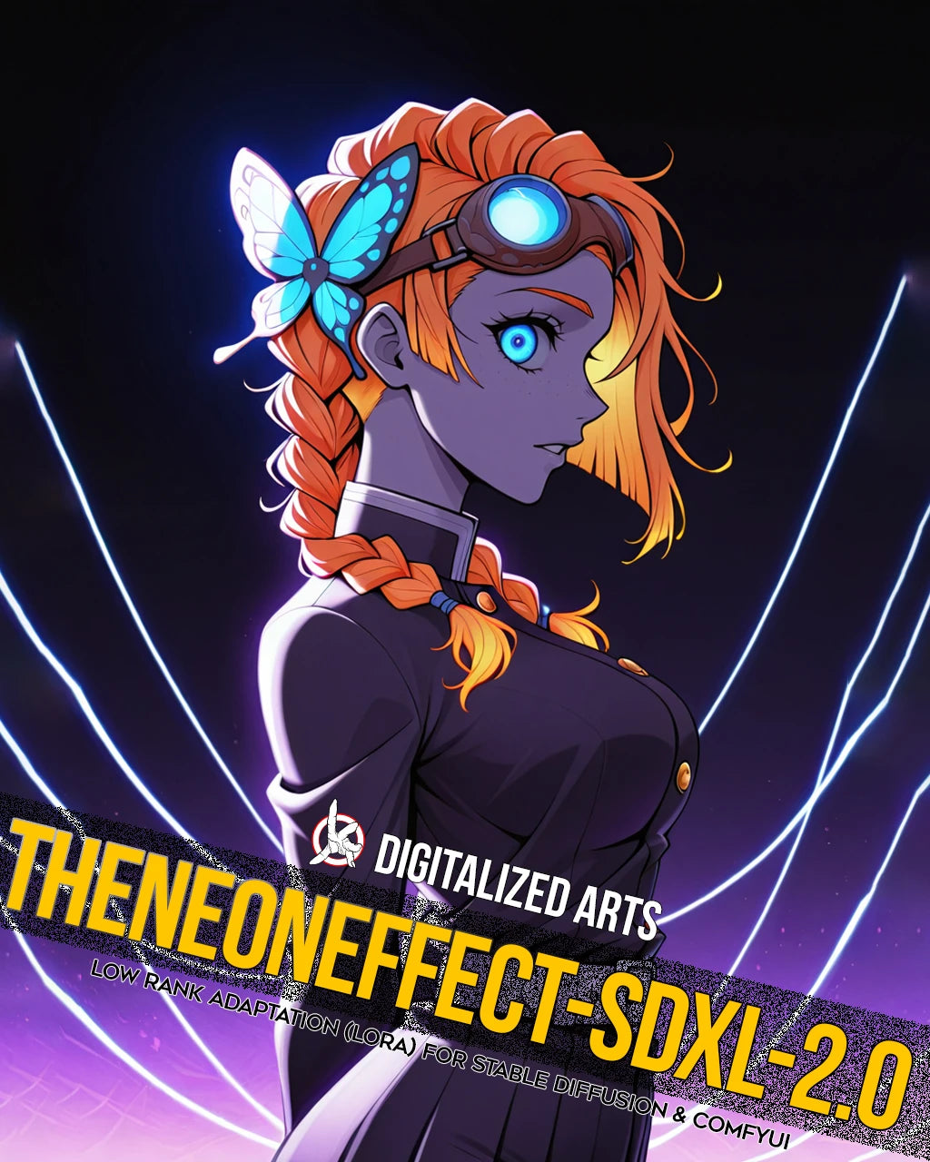 DigitalizedArtsTheNeonEffect - Cyberpunk Glow & Luminescent Lighting LoRA Pack