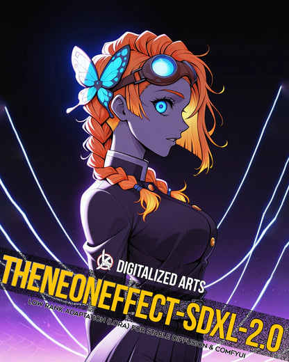 DigitalizedArtsTheNeonEffect - Cyberpunk Glow & Luminescent Lighting LoRA Pack