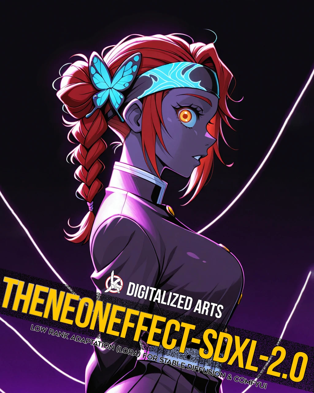 DigitalizedArtsTheNeonEffect - Cyberpunk Glow & Luminescent Lighting LoRA Pack