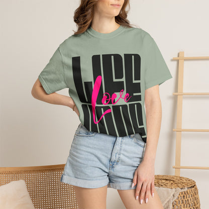 FPD - Life Love Hope Inspirational Quote Tee | Mental Health Support & Positive Affirmation Shirt