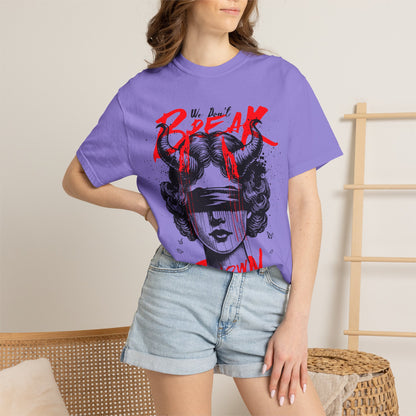 FPD - Break Down To Breakthrough Grunge Tee | Mental Health Resilience & Alternative Apparel