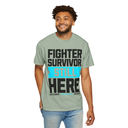 FPD - Fighter Survivor Still Here | Inspirational Mental Health Long Sleeve Shirt & Empowerment Apparel