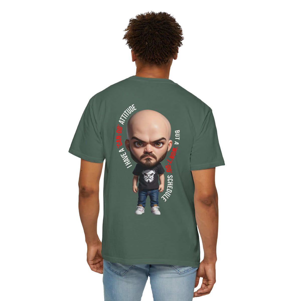 Corporate Damage™ - BPD - Funny Office Humor T-Shirt | Can-Do Attitude Won't-Do Schedule Graphic Tee | Sarcastic Workplace Procrastination Shirt