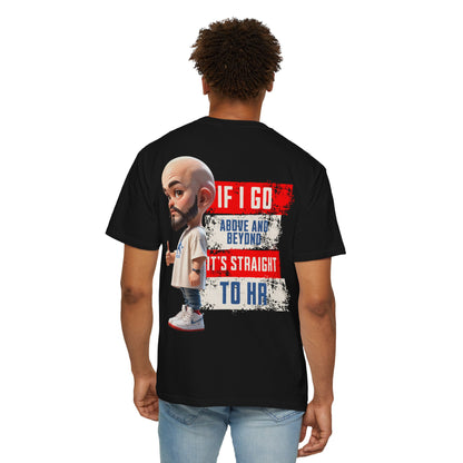 Corporate Damage™ - BPD - Funny Office Humor T-Shirt | If I Go Above And Beyond It's Straight To HR Graphic Tee | Sarcastic Workplace Joke Shirt